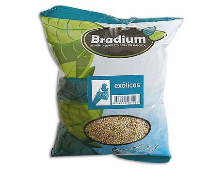 Alimentação para Aves BRADIUM Mistura Exótica para Periquitos (4 Kg)