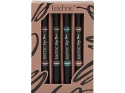 Coffret de Maquilhagem Stick Sombra de Olhos TECNHIC Eye Duo Set Eyeshadow & Eyeliner (4 cores)