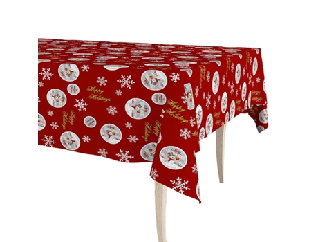 Toalha de mesa em rolo EXMA Vermelho Natal 140 cm x 25 m