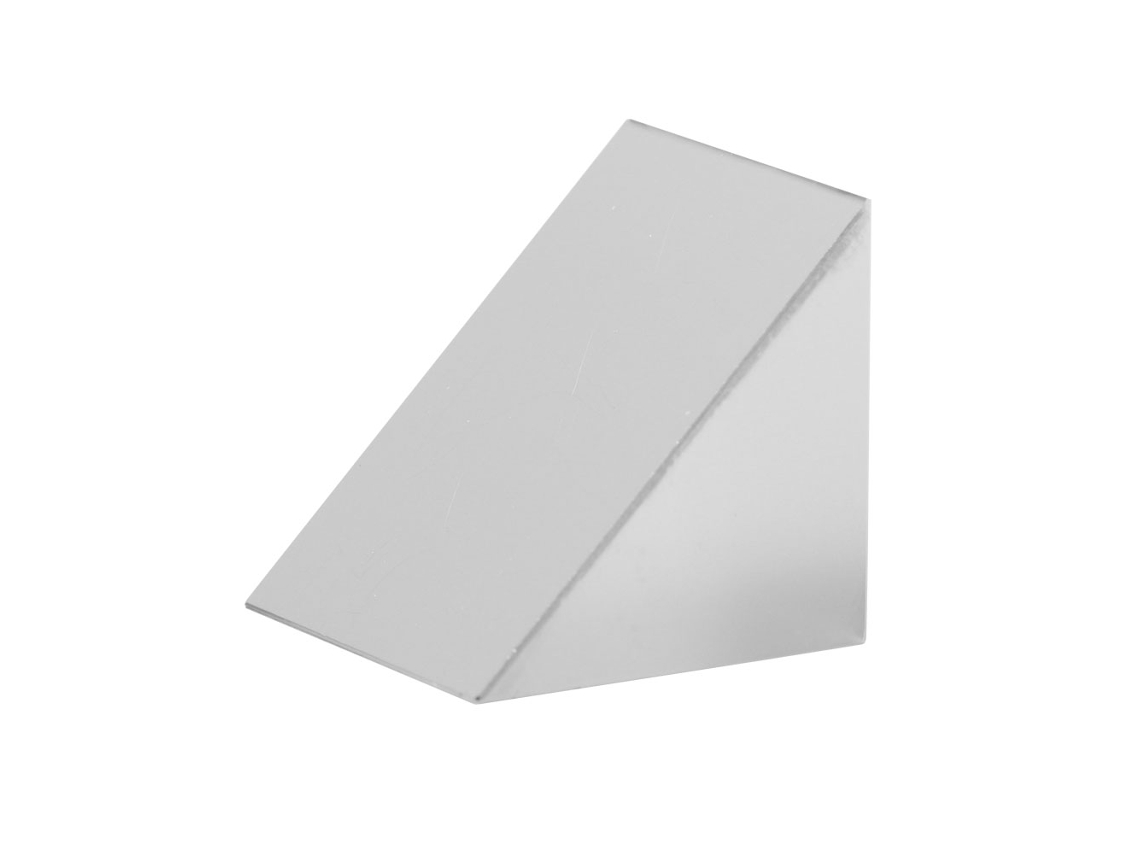 Prisma Triangular de Vidro Óptico K9 20x20x20mm Ferramenta de Ensino e Decoração com Refração Rgb