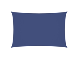 Maison Exclusive - Para-sol Estilo Vela Tecido Oxford Retangular 2x5 M Azul
