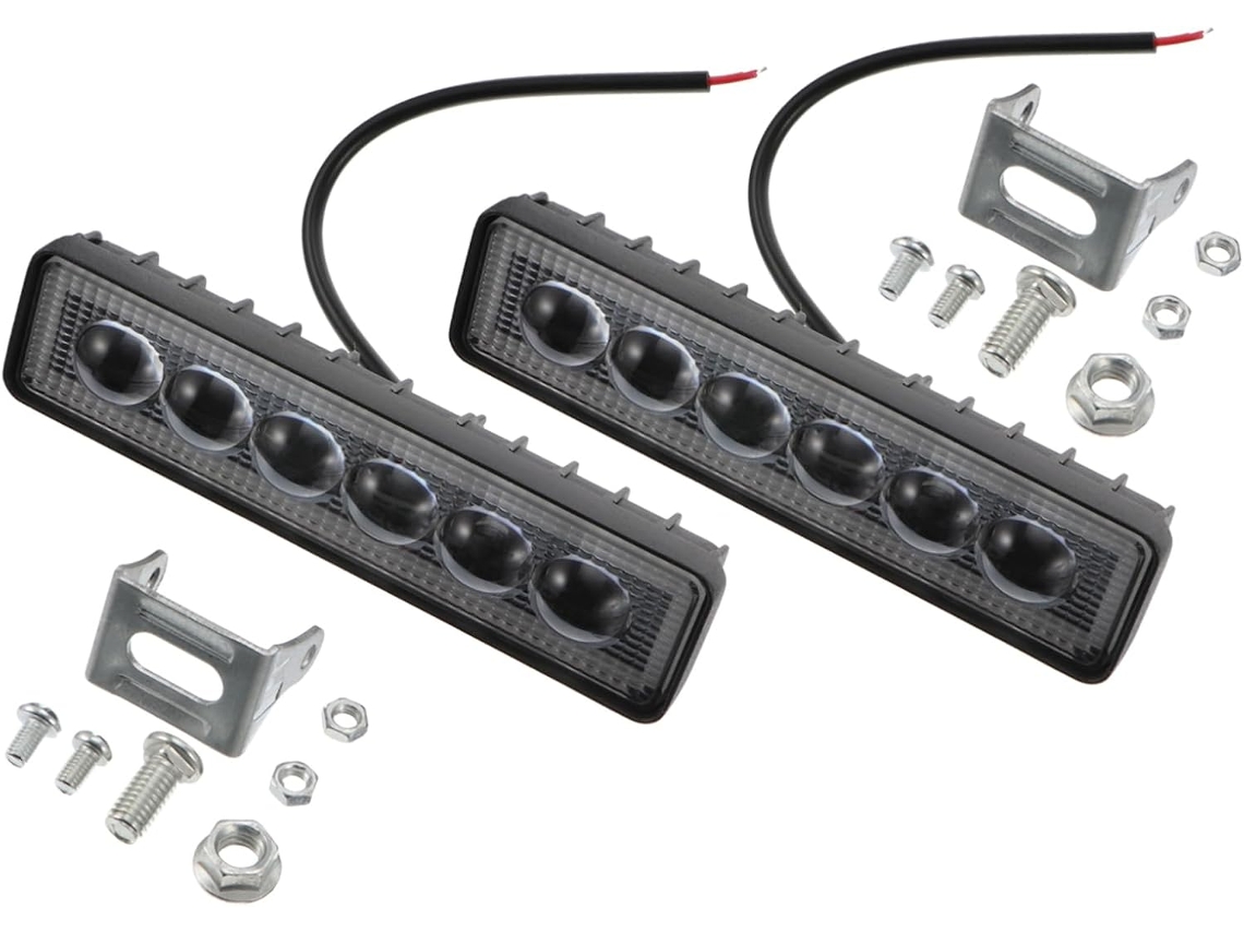 Conjunto De 2 Faróis Trabalho Led Hemobllo À Prova D Água E Selados Para Veículos Off Road Caminhões, Faróis Auxiliares