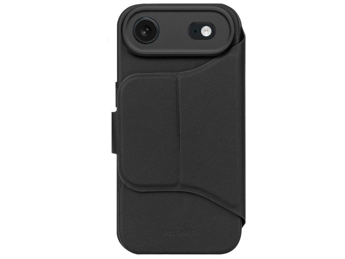 Capa Tipo Folio - Decoded - Iphone 17 Air - Silicone Texturizado - Capa Removível - Preta