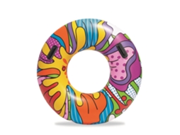 Boia Inflável de Borracha, Natação com Design Pop Art, Multiuso AQUAFORGE