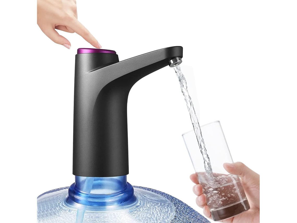 Bomba de água para garrafas, dispensador de água engarrafada, bomba de água USB portátil para garrafas Brilvibera
