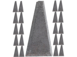 Cunhas Triangulares Mipcase Para Reforço Leve, Aço Carbono 30, Cabo De