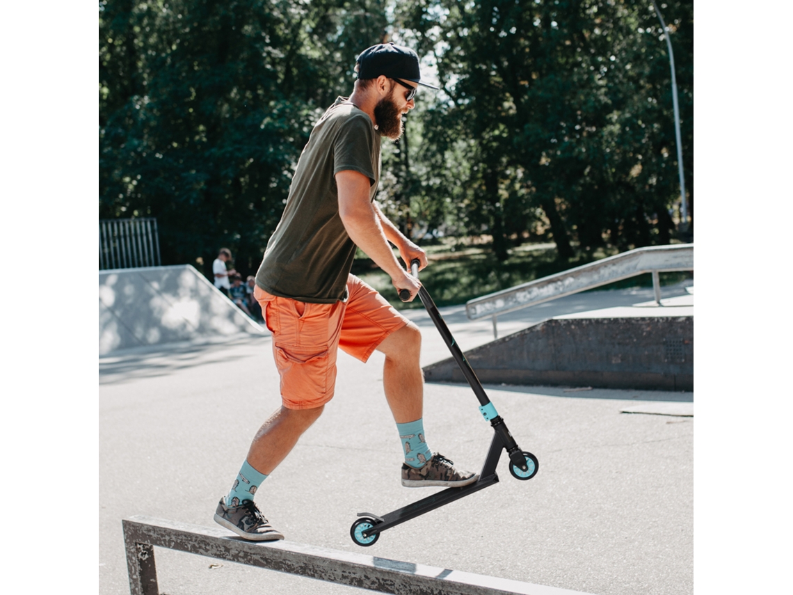 Patinete De Acrobacia Rolamentos Abec9, Rodas 100mm Imitação Couro, Para Crianças A Partir Dos 14 Anos