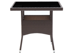 Maison Exclusive - Mesa De Jantar Para Jardim Vime Pe Castanho