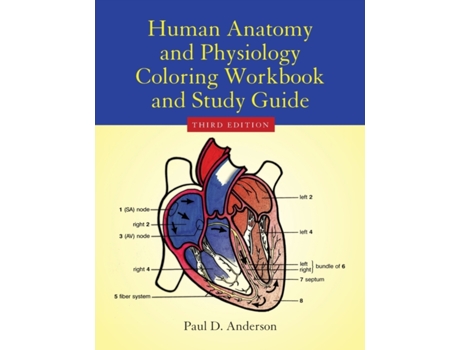 Livro Human Anatomy & Physiology Coloring Workbook Paul D. Anderson (Inglês)
