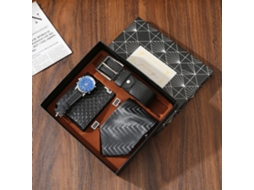 Conjunto De Presente Conjunto Com Relógio, Cinto E Carteira, Presente Perfeito Para Homens Em Datas Comemorativas Cuich