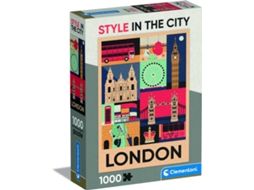 Puzzle CLEMENTONI 1000 Style In The City - Londres