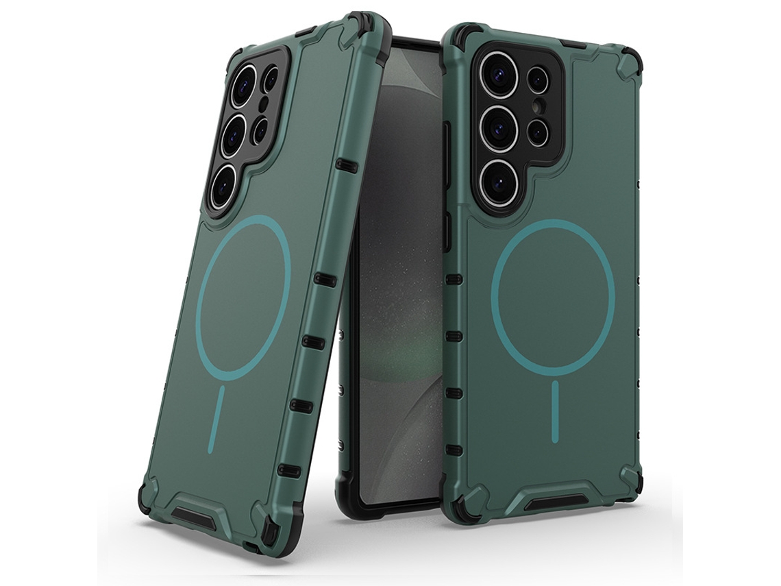Capa Lurelia Para Samsung Galaxy S24 Ultra Magsafe, Verde