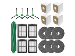 Peças De Reposição E Acessórios Para Irobot Roomba Plus 405/505 Combo: Escova Lateral Principal, Filtro Hepa, Pano De Limpeza, Saco Para Pó.