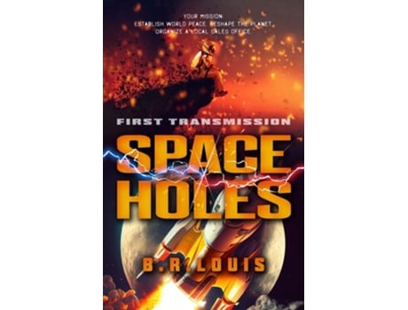 Livro Space Holes de B R Louis (Inglês - Capa Dura)