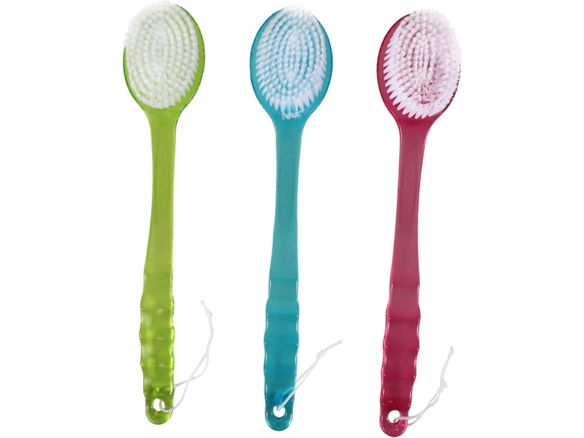 Lurelia Kit De 3 Escovas Para Costas De Cuidado Corporal, Portátil