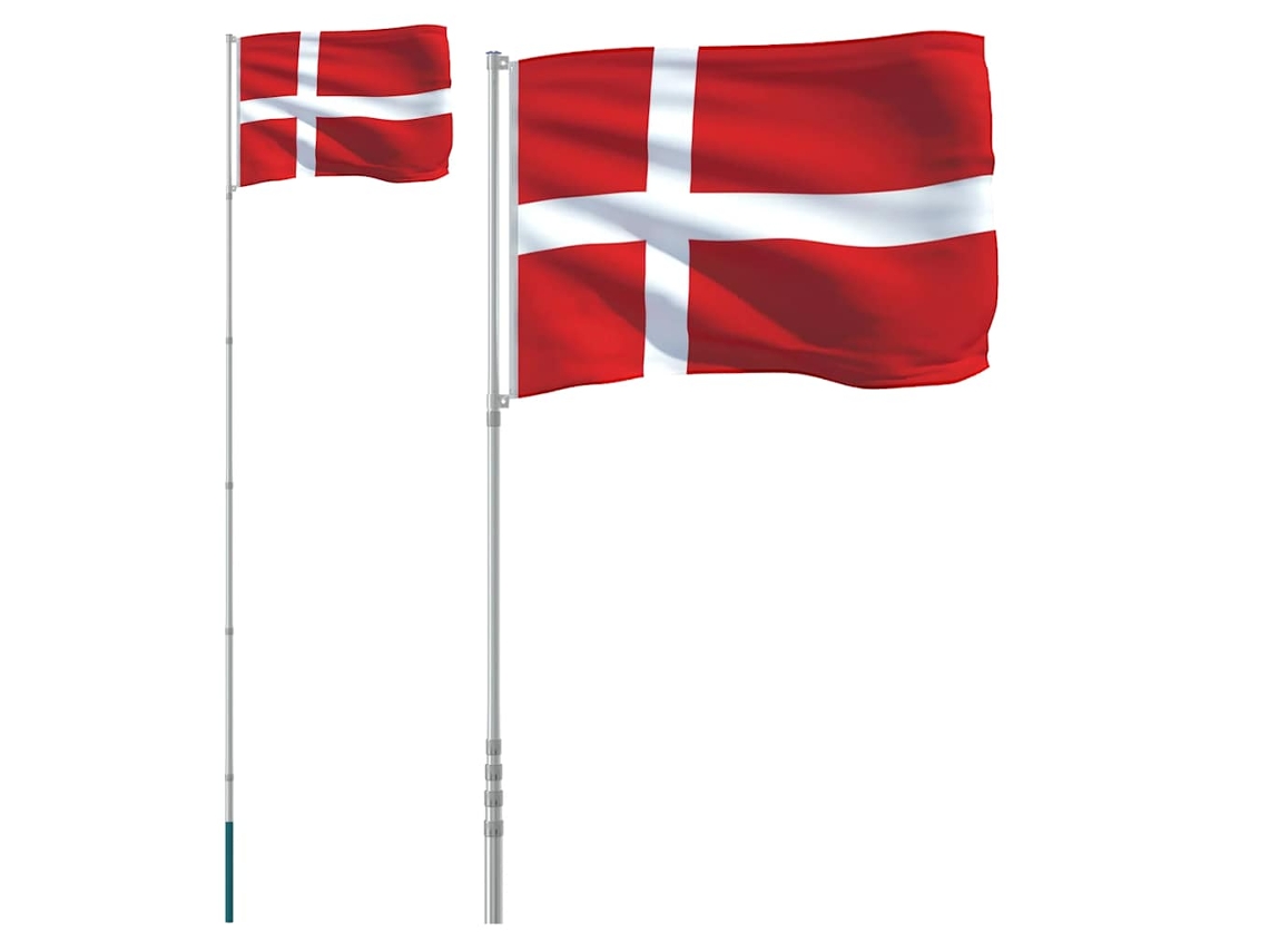 Denmark Flag, Denmark Flags Vidaxl (5.5 M)