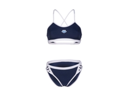 Conjunto de Fatos de Banho de Mulher para Natação ARENA Icons Cross So Azul - 2pcs (30)