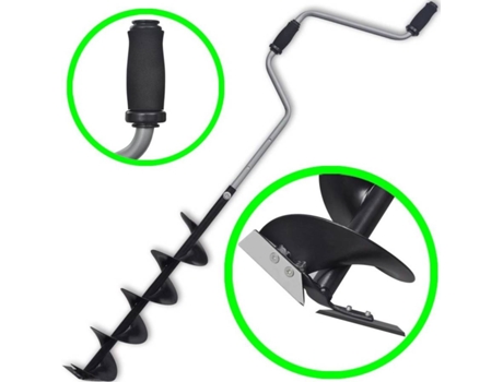 Broca para Gelo VIDAXL Aço-Carbono (152mm)