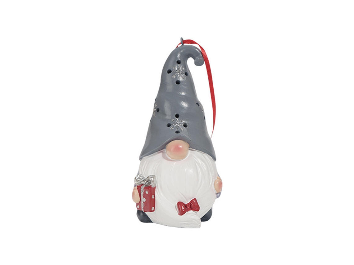 Caixa de Presente Natal com Enfeite de Árvore Gnome LAXISCREED