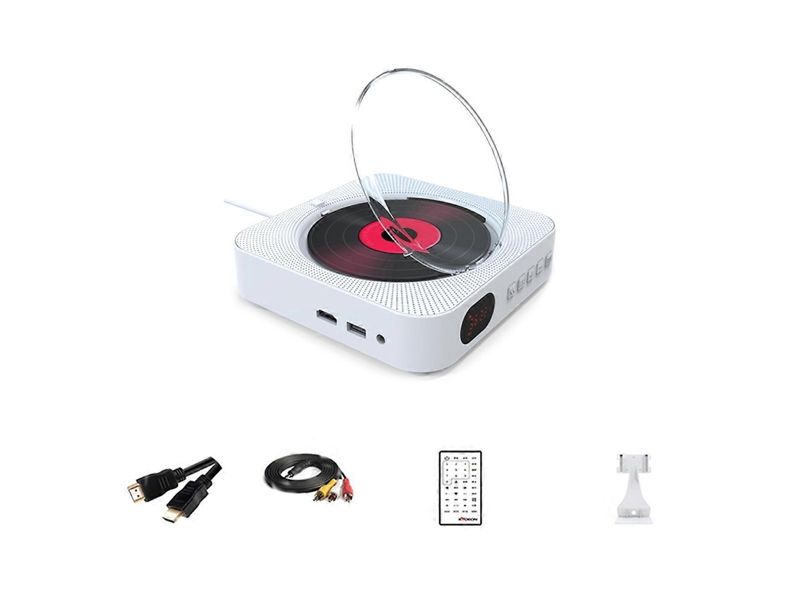 Vcd Cd Dvd Multifuncional Áudio Music Player Bluetooth Speaker B Yunzii (eu)