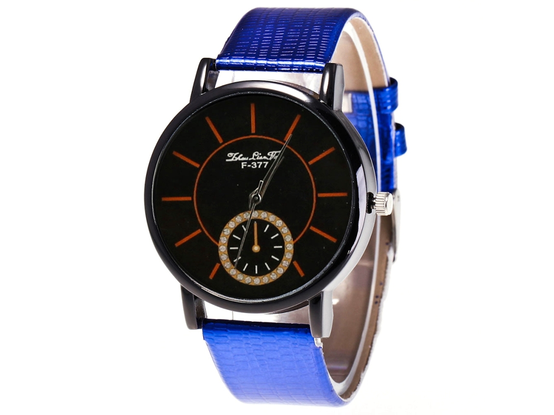 Relógio Analógico de Quartzo Feminino com Pulseira - Puzhoulianfa - Presente Elegante para Estudantes - Azul