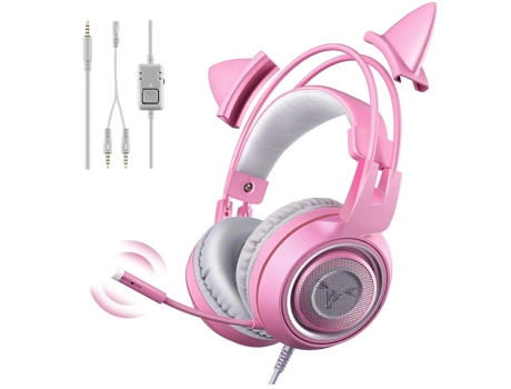 Auscultadores CHRONUS YXEJ220909_lwd15 (Bluetooth - Rosa)