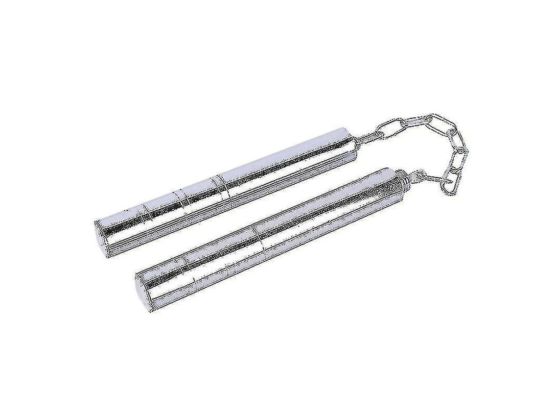 Nunchaku Dois em um Nunchaku em Aço Inoxidável