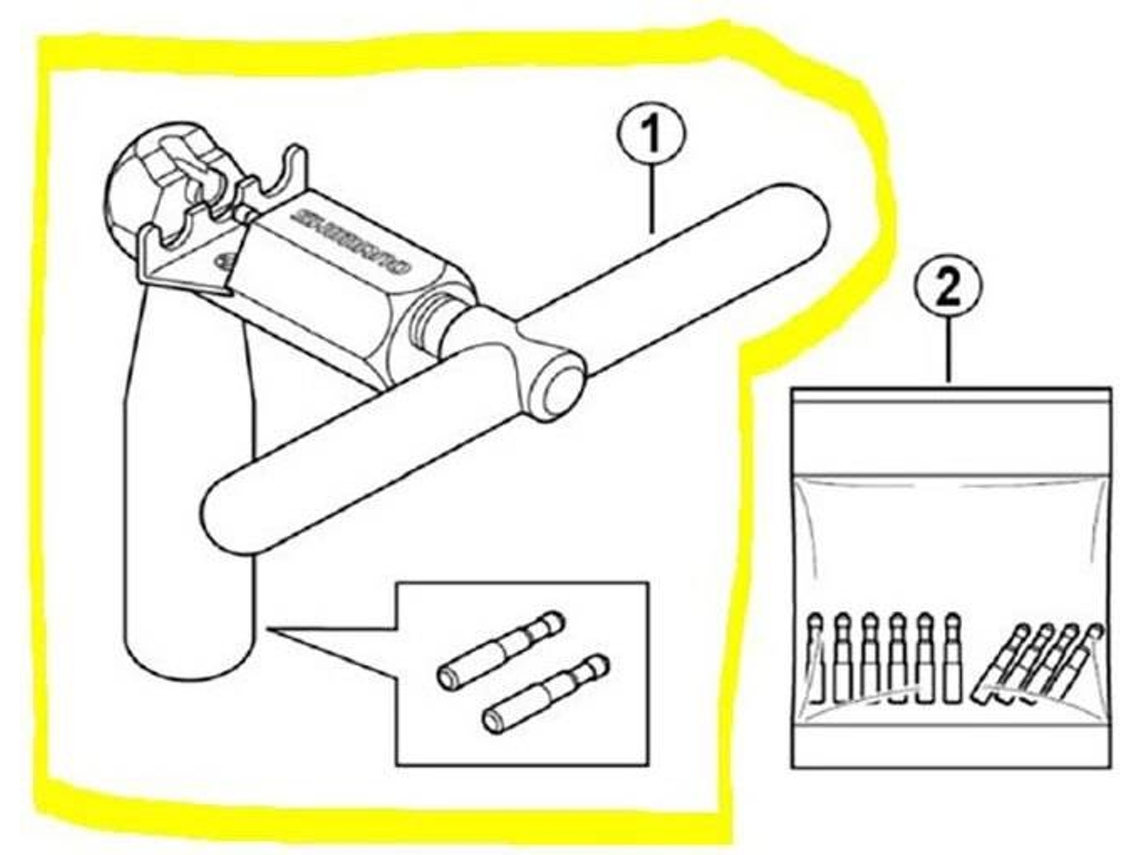Ferramentas SHIMANO Chain Tool Tl-cn35 9-12s (Tamanho Único)