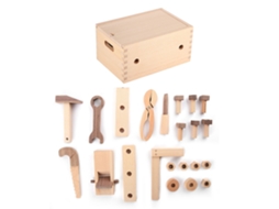 Ats kit de Ferramentas para Crianças Madeira Montessori Manutenção Multifuncional Caixa de Ferramentas Brinquedo Educatsivo Precoce