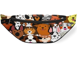 Pochete DIVERTIDA para Homens, Estampas, Impermeável, ajustável