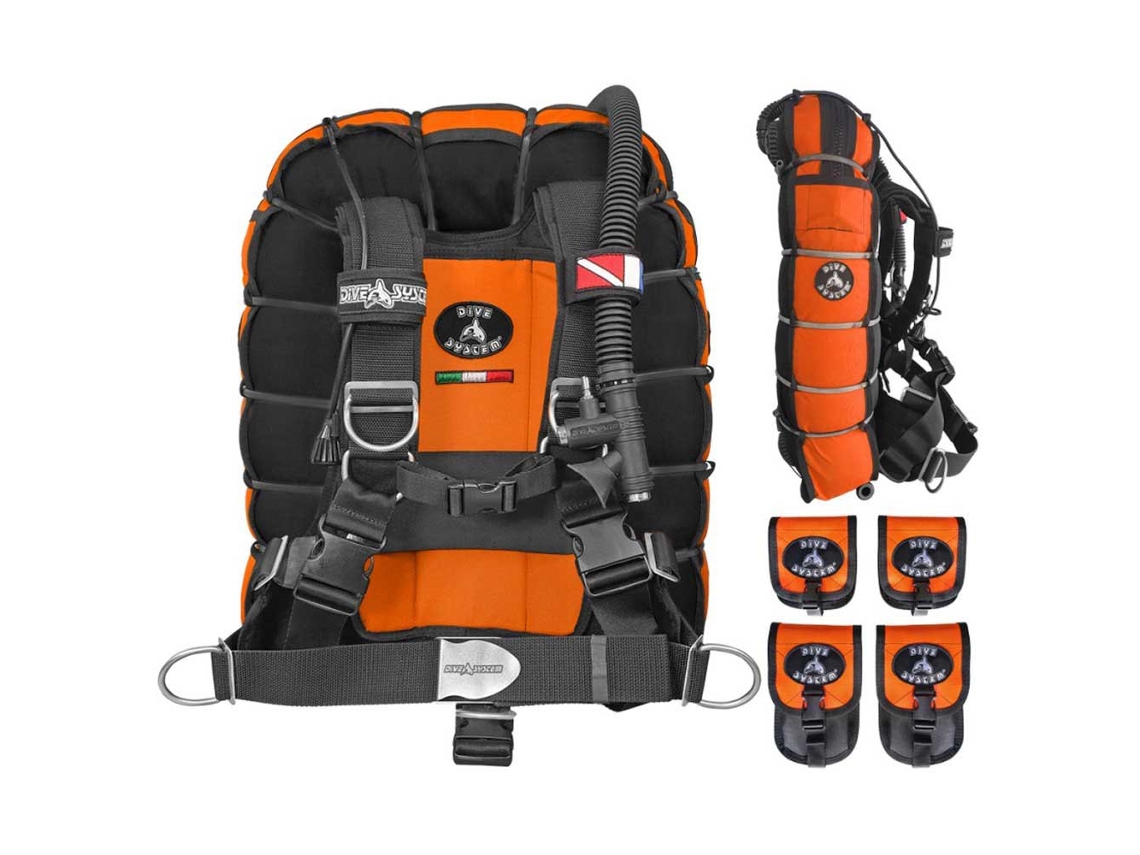 Colete Fly Tech Laranja Xsdive System