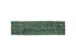 Vidaxl Tela De Varanda Com Folhas Verde-escuras 400x100 Cm