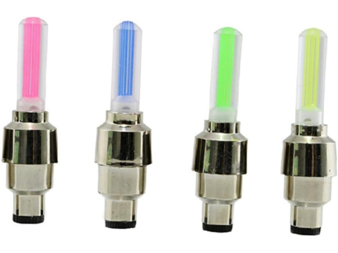 Luzes De Led Verdes Para Bicicleta E Roda, Pacote Com 2 Unidades, À Prova Dágua E Resistentes A Arr Gokoco