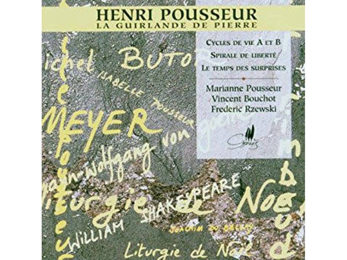 CD Henri Pousseur - La Guirlande De Pierre