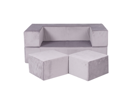 Sofá para Bebé MEOWBABY Standard Cinzento