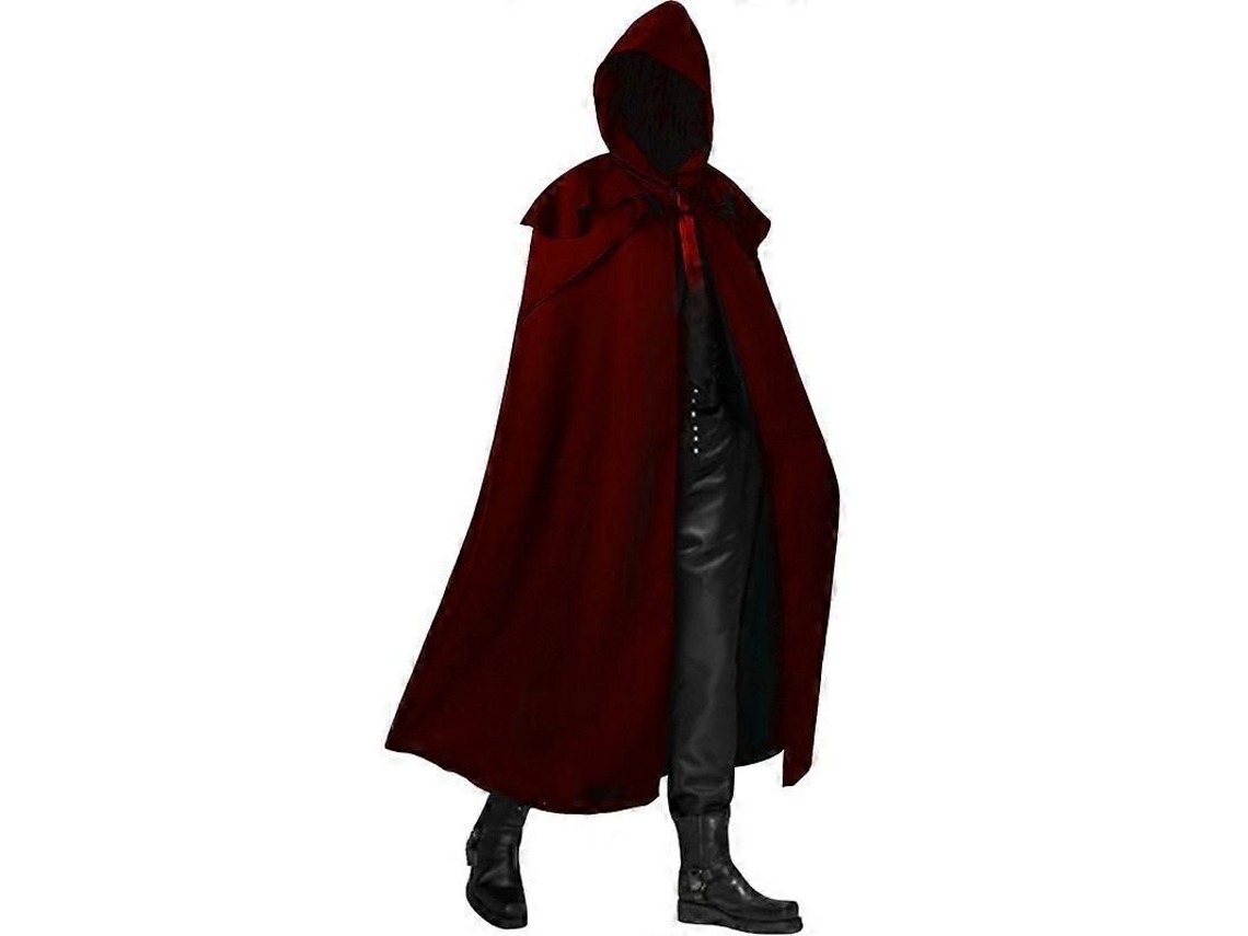 Manto de Monge Medieval para Halloween e Carnaval