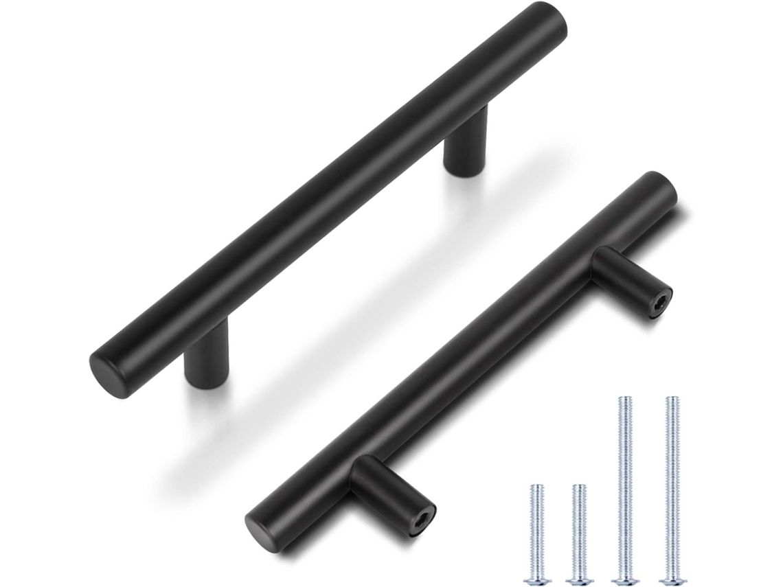 Conjunto de 10 Puxadores Redondos 4 P 10 P 3 96 Mm 12 Mm, Resistente