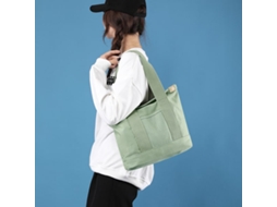 Bolsa de Lona AQUAFORGE, Artesanal, Compartimentos, Zíper