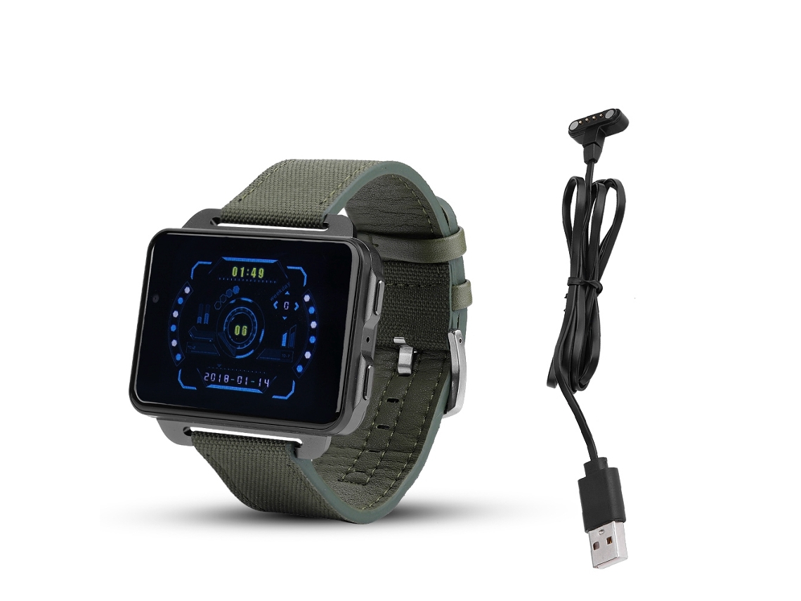 Relógio Lemfo Lem4 Pro, monitoramento de frequência cardíaca, Bluetooth | EOOCOO