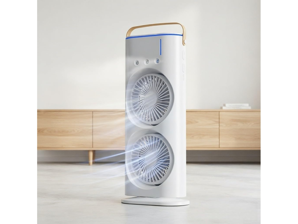 Mini Ventilador De Mesa Usb Vicasky Com Operação Silenciosa E Bateria