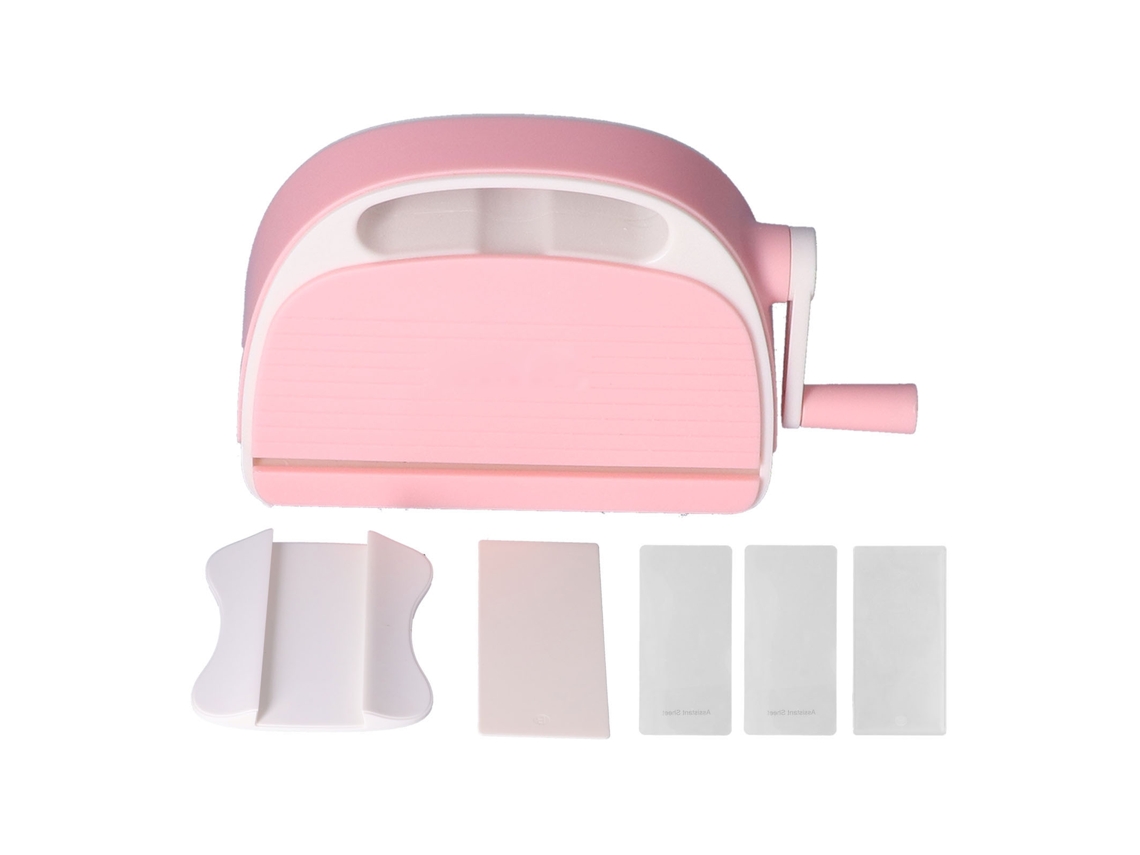 Máquina de Embossing Manual, Design Estável, Fácil Operação, Compacta e Portátil, para Materiais de Agenda Diy