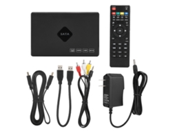 Reprodutor De Mídia Hd Hdmi/av Com 80gb De Memória