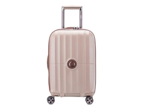 Mala de cabine Rígida DELSEY PARIS St Tropez De Expansível Rosa (55x35x28cm)