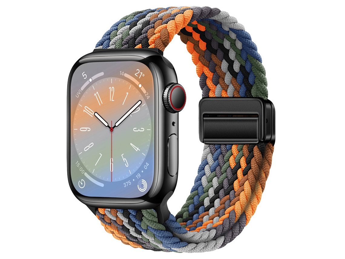 Bracelete Para Apple Watch 42/44/45/46/49mm Camuflagem Multicolorida Cuich