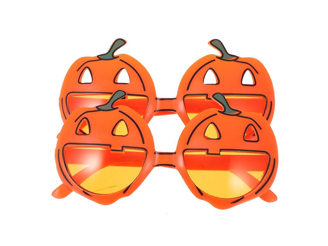 2 Peças De Óculos De Abóbora Para Decorações De Halloween Allinless