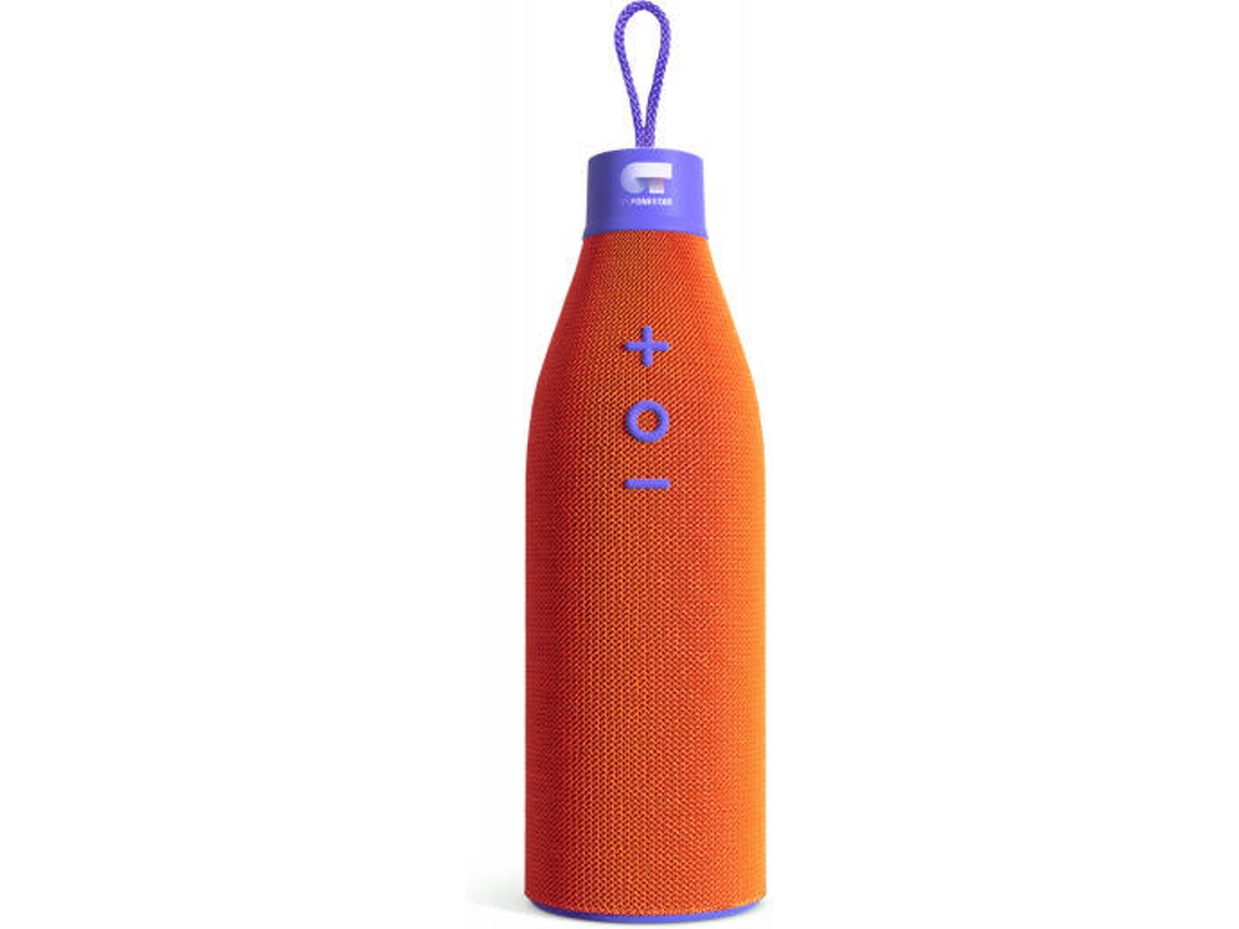 Coluna Bluetooth FONESTAR Orangebottle (Laranja - 3 W - Autonomia: 6 horas -  Alcance: 10 metros)