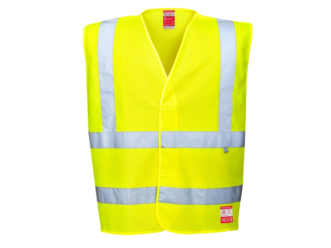 Colete Antiestático De Alta Visibilidade - Resistente A Chamas Amarelo / Xx/3x