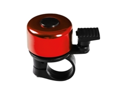 Campainha AQUAFORGE, som nítido, infantil, para Mtb e estrada, vermelho