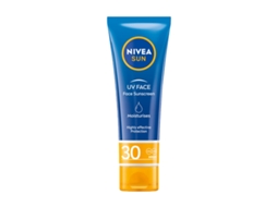 Protetor Solar Facial Hidratante FPS 30, 50ml, Fórmula de Alta Proteção Nivea