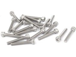Parafusos Sextavados com Rosca M3x20mm em Aço Inoxidável 304, Pacote com 20 Unidades CHABERLU